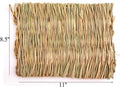 Set di 3 tappetini in legno natural, giocattoli e letti per piccoli animali come porcellini d'India , pappagalli e coniglietti.